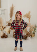 Load image into Gallery viewer, mabel + honey: Dress - Kind Hearts Woven (Seasonal - Christmas)
