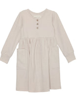 Load image into Gallery viewer, mabel + honey: Dress - Natural Knit (Cream/Natural)
