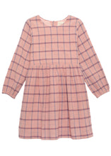 Load image into Gallery viewer, mabel + honey: Dress - Into the Field Woven Plaid (Pink)
