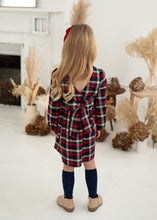 Load image into Gallery viewer, mabel + honey: Dress - Kind Hearts Woven (Seasonal - Christmas)
