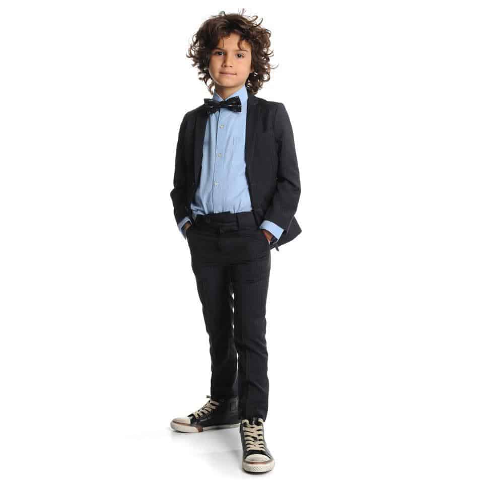 Appaman: Button Down Shirt - Standard Blue L/S