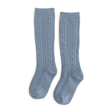 Load image into Gallery viewer, Little Stocking Co. Cable Knit Knee Highs
