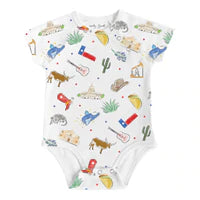 Nola Tawk: Texas ABC onesie