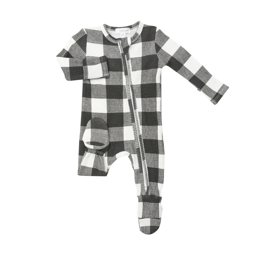 Angel Dear: Buffalo Check Footie