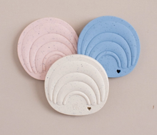 Load image into Gallery viewer, Three Hearts: Teether - Rainbow: Silicone
